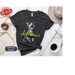 jinx cat band vtg black men black tee shirt,unisex best gift birthday,trendy tshirt ,gift for men,rock band ,deftones in