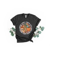 pumpkins leaves hayrides campfires flannels shirt, fall season shirt, fall shirt, fall vibes shirt, pumpkin shirt, fall