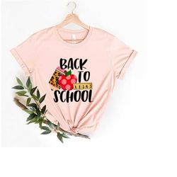 back to school shirt, leopard teacher shirt, gift for teacher, kindergarten teacher shirt, school shirt, teacher gift, f