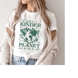 create a kinder planet shirt, tumblr shirt, aesthetic shirt, perfect shirt, trendy shirt, planet shirt, planet gift