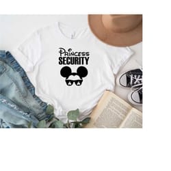 disney princess security mickey head shirt, disney princess shirt sweatshirt hoodie, disney glasses shirt, disney castle
