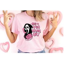 no you hang up shirt,ghostface valentine shirt,halloween shirt,halloween gift,funny valentine shirt,funny ghostface tee,