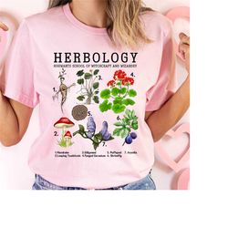 herbology plants shirt, herbology shirt, gift for plant lover, botanical shirt, plant lover shirt,plant wizard pottery s