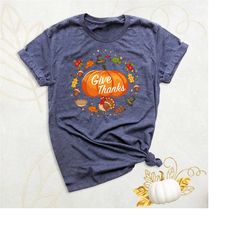 thanksgiving shirt, cute pumpkin tshirt, christian fall shirt, thankful turkey shirt, fall leaves tees, thanksgiving fam