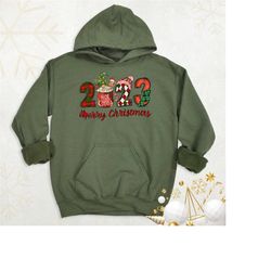hot cocoa christmas sweatshirt, 2023 christmas hoodie, christmas gnome sweatshirts, funny christmas crewneck sweater, wi