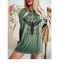 free bird shirt | comfort colors boho tshirt | free bird tee | eagle shirt | thunderbird shirt | retro music shirt | vin