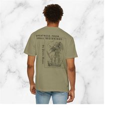 uncharted inspired tshirt, video game merch, nathan drake, sic parvis magna, gift for him, christmas gift for him, gamer