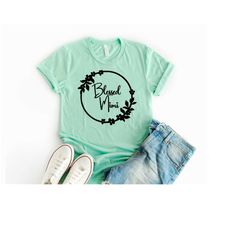 blessed mimi,grandmother gift, nana shirt, mimi tees, happy mothers day, new grandma