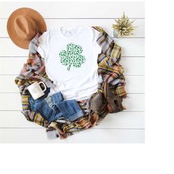 patricks shamrock shirt, st patricks day shirt, patricks day tee, st patrick's day leopard shirts,