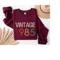 38th birthday shirt, vintage 1985 shirt, 38th birthday gift for women, 38th birthday gift for men, 38th birthday best fr