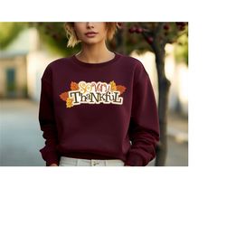 so very thankful shirt, christian shirt, thanksgiving shirt, fall shirt, holiday gift, thanksgiving heart shirt, thanksg