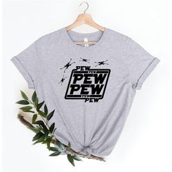 pew pew shirt, pew pew with drone shirt, pew pew gift t-shirt, disney shirts, funny t-shirt, pew pew pew spaceship shirt