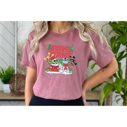 star wars christmas t-shirt, cute starwars characters, starwars family, star wars funny, star wars sweatshirt, star wars