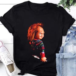 chucky child's play t-shirt, chucky shirt fan gifts, chucky graphic tee, chucky movie shirt, chucky vintage shirt, chuck