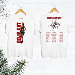 doja cat tour 2023 dates shirt, doja cat the scarlet tour shirt, doja cat fan gift, doja cat merch, doja cat graphic shi