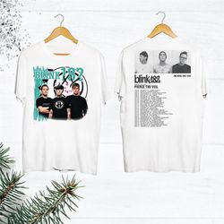 blink-182 band 2024 world tour shirt, blink smile 182 graphic t-shirt, blink 182 fan gift shirt, blink one more time tou