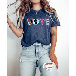 vote shirt, banned books shirt, reproductive rights tee, blm shirts, political activism shirt, election tshirts, femisin