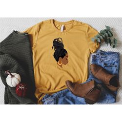 afro woman shirt, sistas black queen shirt, black history month shirt, gift for sisters, proud black woman