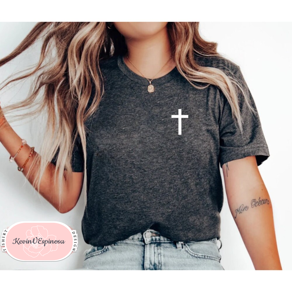 Cross Shirt, Jesus Shirt, Christian T-Shirt, Religious Gifts, Bible Verse Shirt, Motivational Christian Shirt, Jesus Tee OK.jpg