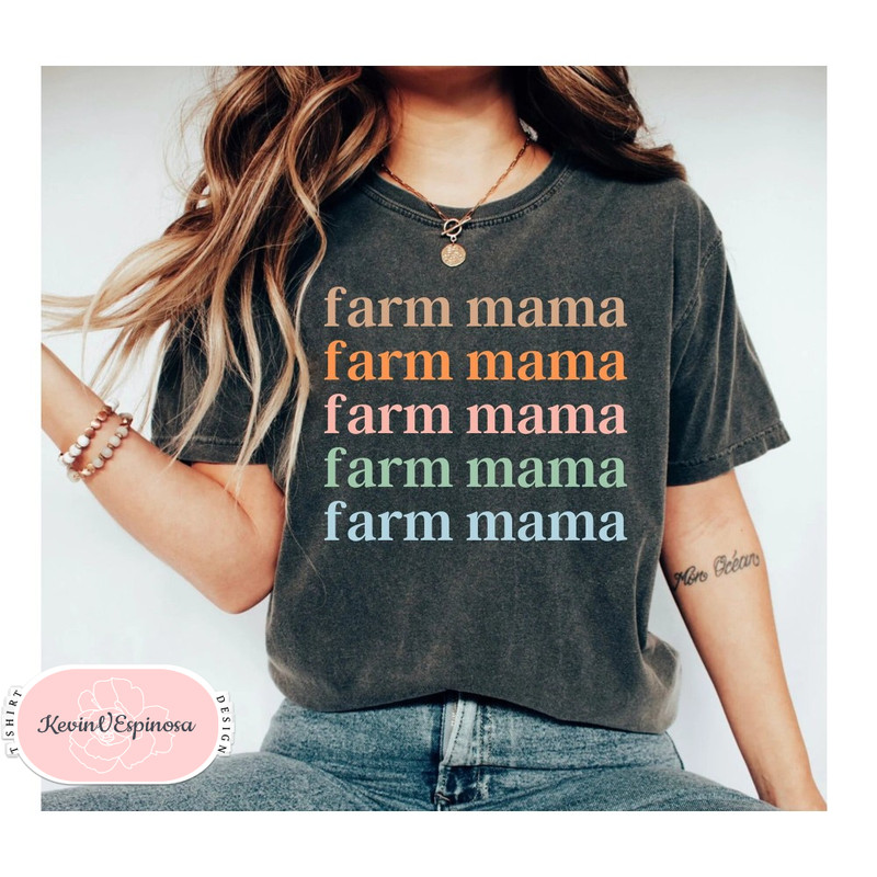 Farm Mama shirt Farm Mom Shirt Pig Mom Chicken Mom Cow Mom farm Mom Shirts Gift for Mom mothers day.jpg