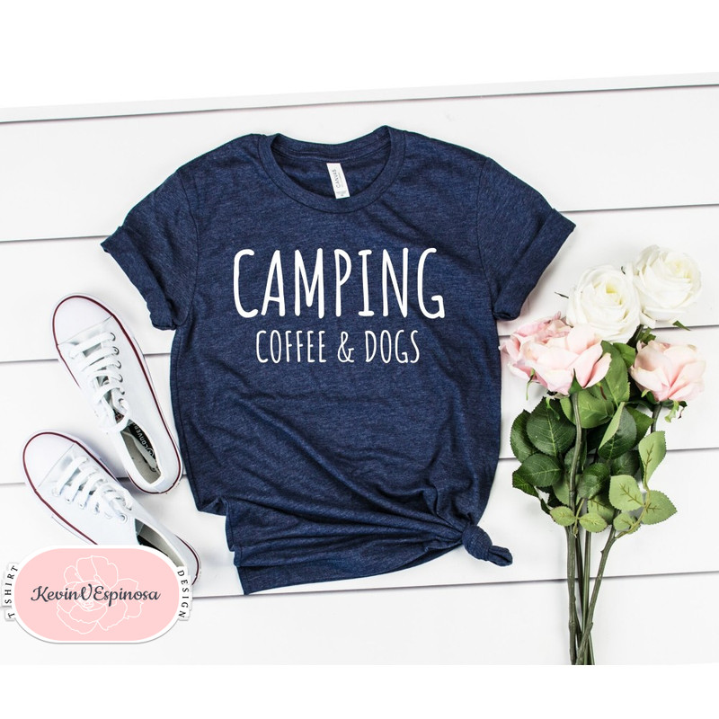 Hiking Shirt Camping Shirt Coffee Shirt dog Shirt Camping Shirt Adventure Dog Shirts for Women Camping Gifts for Her.jpg