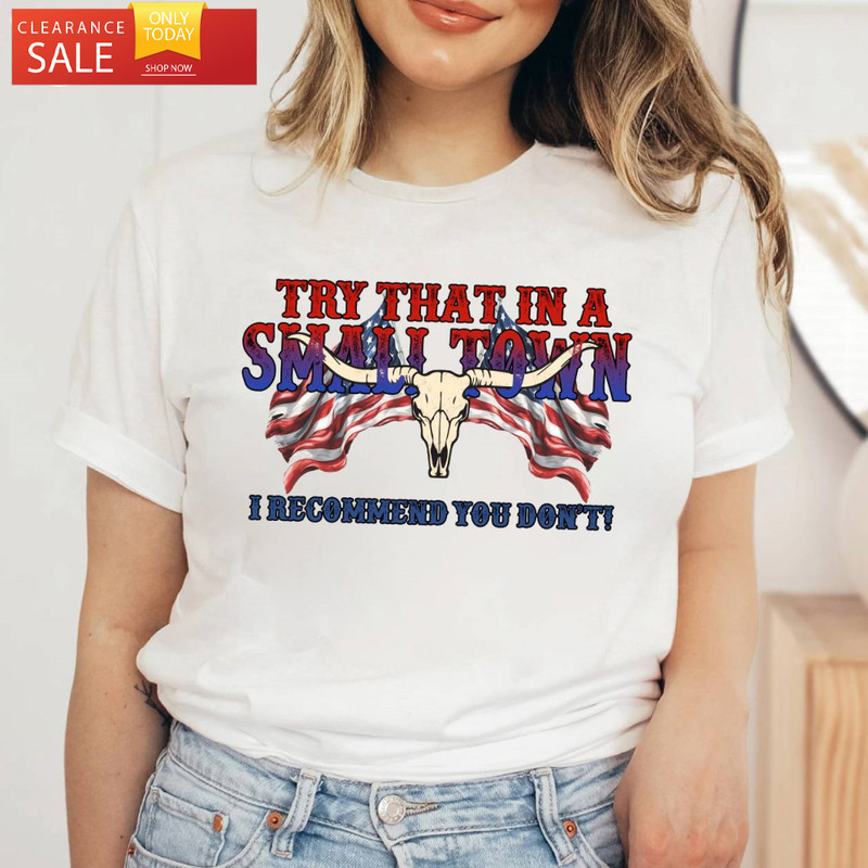 American Flag Aldean Tour 2023 Tee Try That In A Small Town Shirt - Happy Place for Music Lovers.jpg