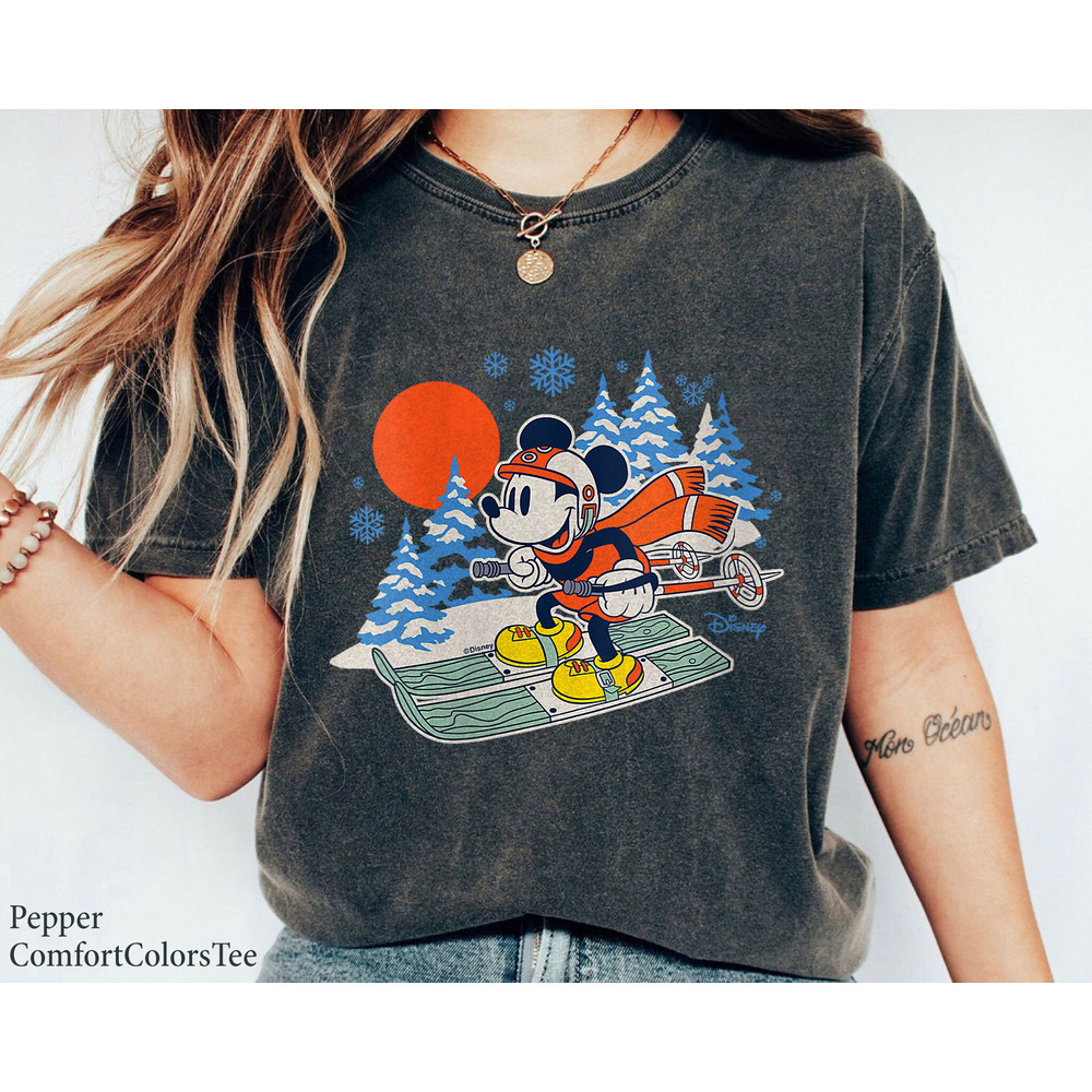 Mickey Ski Graphic Shirt Family Matching Walt Disney World Shirt Gift Ideas Men Women.jpg