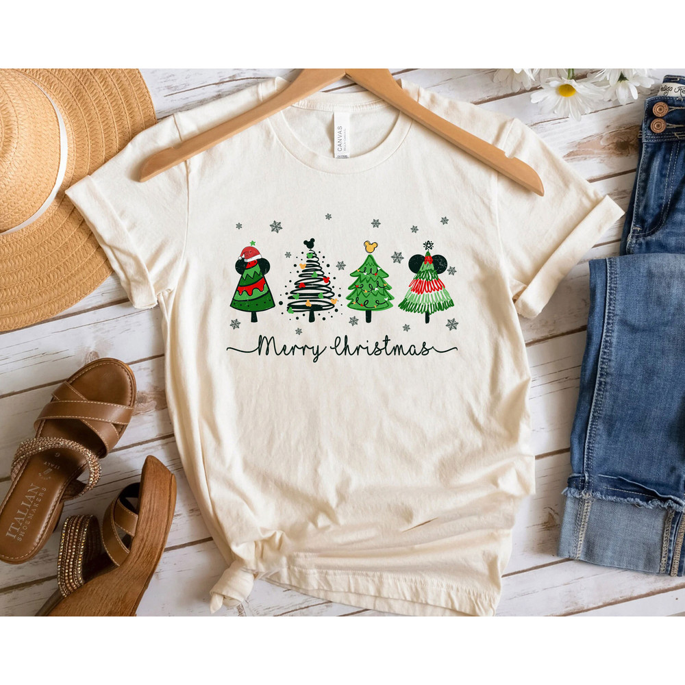 Mickey's Christmas Trees Merry Christmas Shirt Family Matching Walt Disney World Shirt Gift Ideas Men Women.jpg