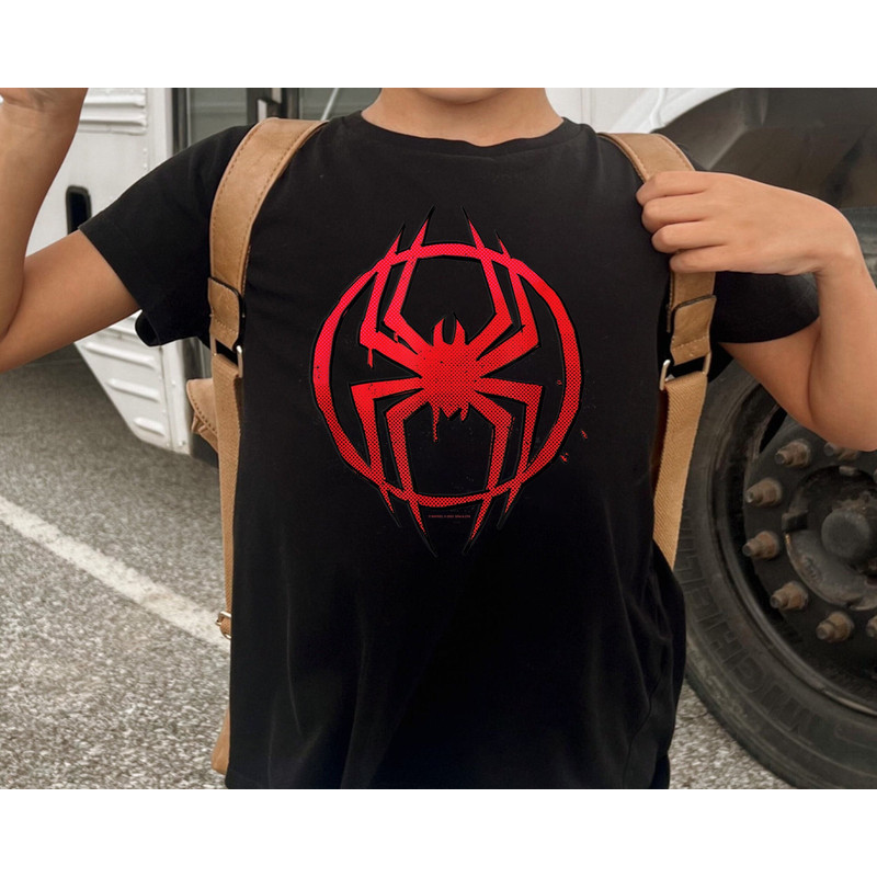 Miles Symbol Dots Shirt Spider-Man Across the Spider-Verse Shirt Spider Man Miles Morales Shirt, Superhero Tee Great Gift Ideas Men Women.jpg