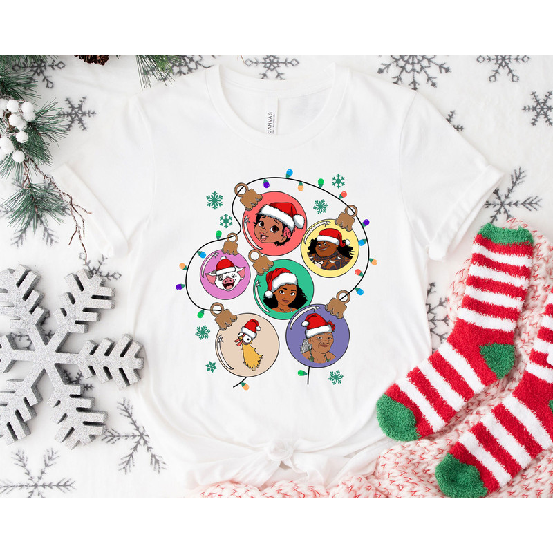 Moana Hei Hei Maui Christmas Light Disney Crystal Ball Shirt Family Matching Walt Disney World Shirt Gift Ideas Men Women.jpg