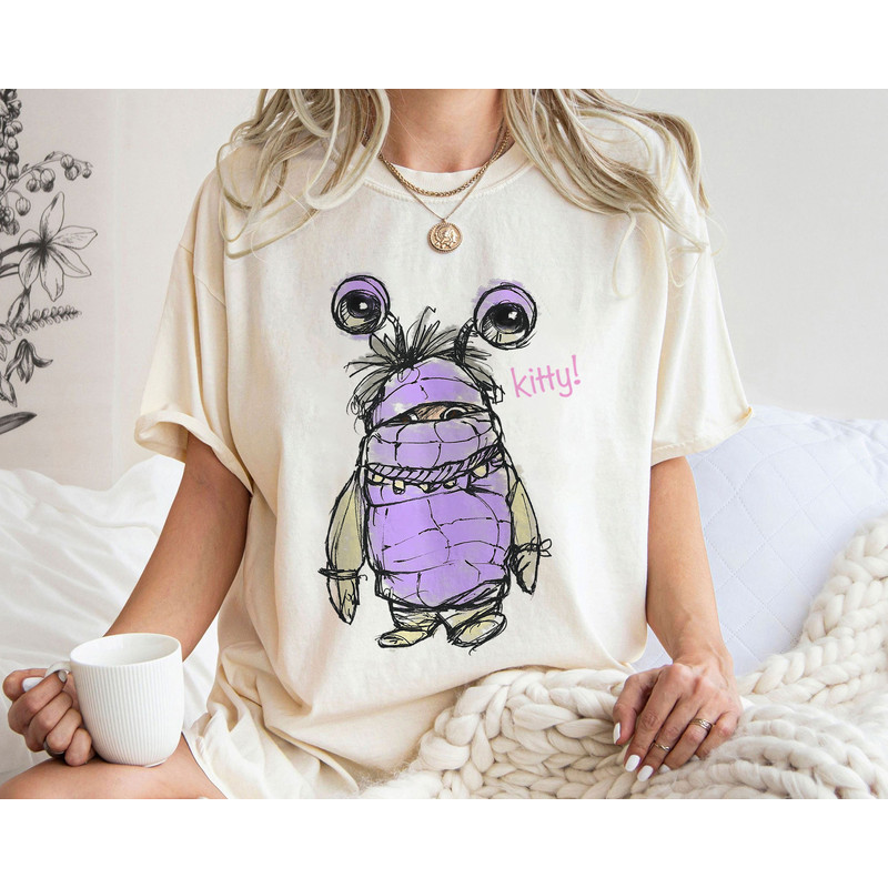 Monsters Inc Boo Penciled KITTY Graphic Shirt Walt Disney World Shirt Gift Ideas Men Women.jpg