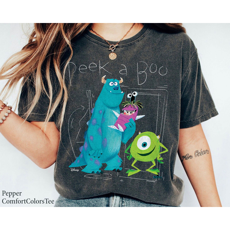 Monsters Inc Peek A Boo Shirt Walt Disney World Shirt Gift Ideas Men Women.jpg