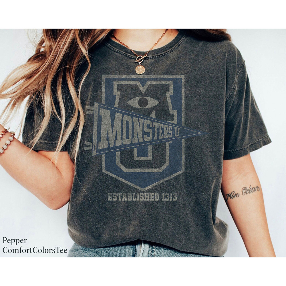 Monsters University Monsters Pendant Halloween Shirt Walt Disney World Shirt Gift Ideas Men Women.jpg