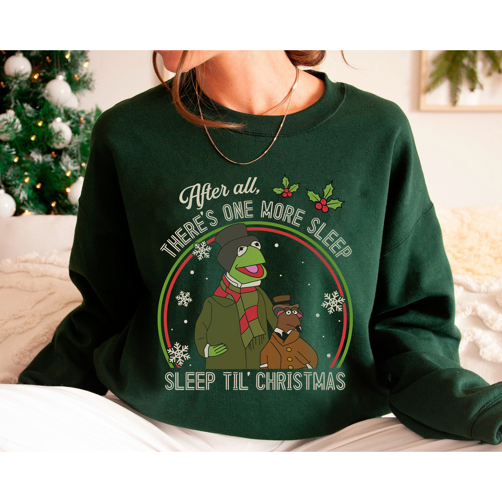 Muppet Christmas Carol Kermit The Frog One More Sleep Til Christmas Party Shirt Family Matching Walt Disney World Shirt Gift Ideas Men Women.jpg
