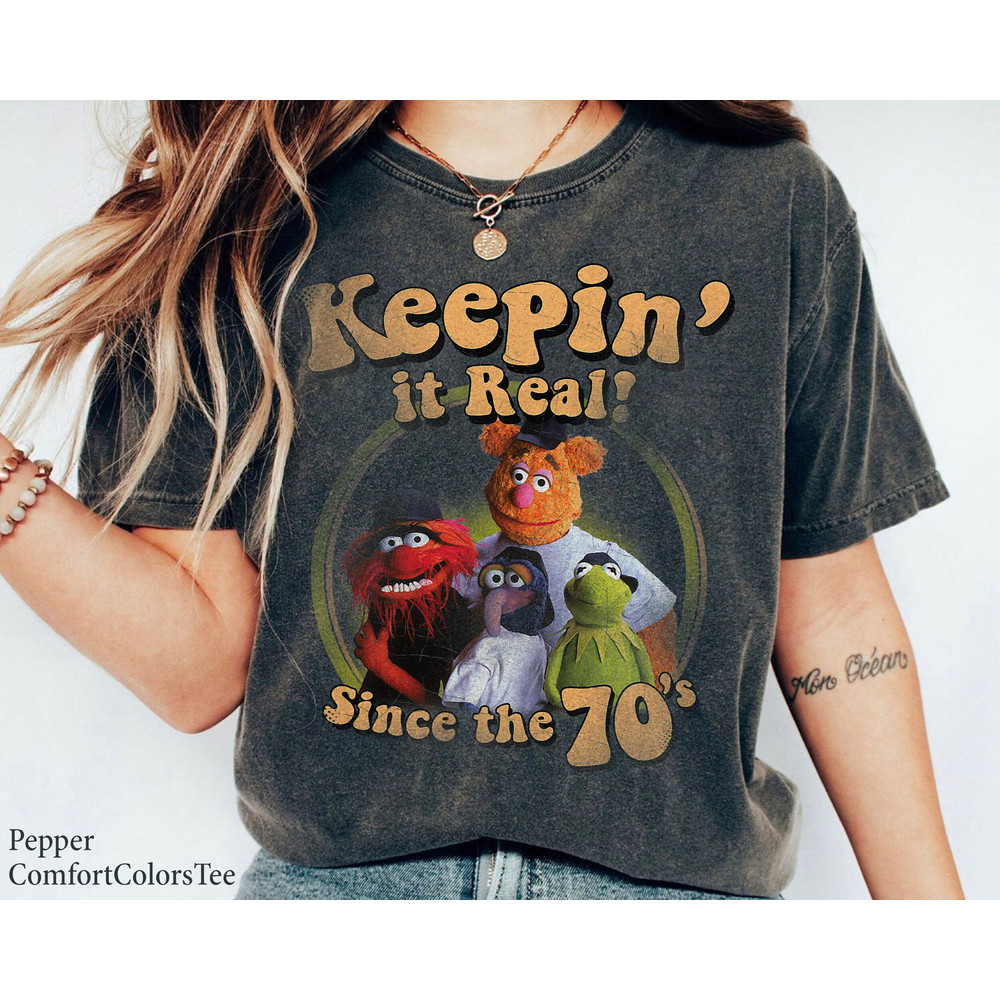Muppets Keepin It Real Graphic Shirt Family Matching Walt Disney World Shirt Gift Ideas Men Women.jpg