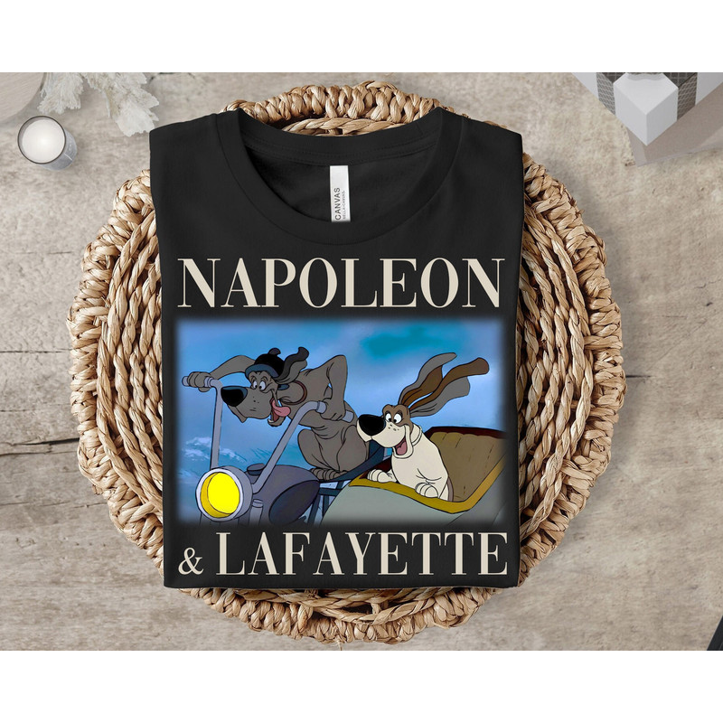 Napoleon And Lafayette The Aristocats 1970 Graphic Shirt Disney Shirt Great Gift Ideas Men Women.jpg