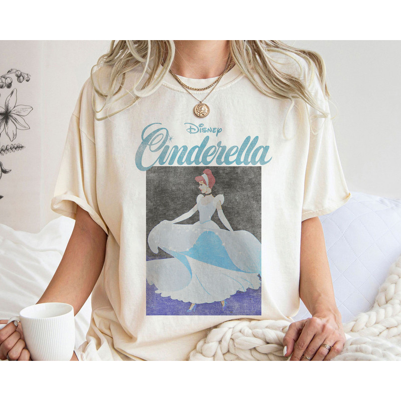 Princess Cinderella 70th Anniversary Cinderella Dancing Poster Shirt Walt Disney World Shirt Gift Ideas Men Women.jpg