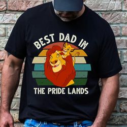 retro disney lion king simba mufasa best dad portrait shirt vintage style shirt ,tshirt, shirt gift, sport shirt