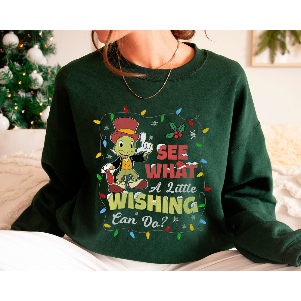 See What A Little Wishing Can Do Jiminy Cricket Shirt Family Matching Walt Disney World Shirt Gift Ideas Men Women.jpg