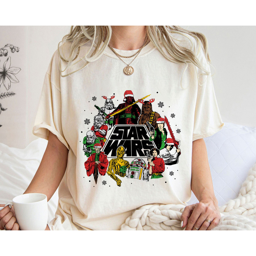 Star Wars Classic Characters Merry Christmas Shirt Family Matching Walt Disney World Shirt Gift Ideas Men Women.jpg