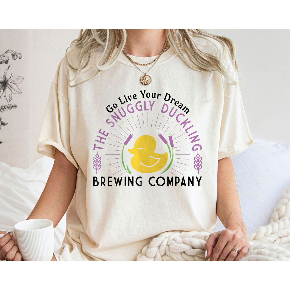 Tangled Rapunzel The Snuggly Duckling Go Live Your Dream Shirt Walt Disney World Shirt Gift Ideas Men Women.jpg