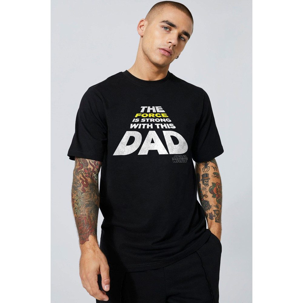 The Force Is Strong With This Dad Shirt Star Wars Shirt Family Matching Walt Disney World Shirt Gift Ideas Men Women.jpg