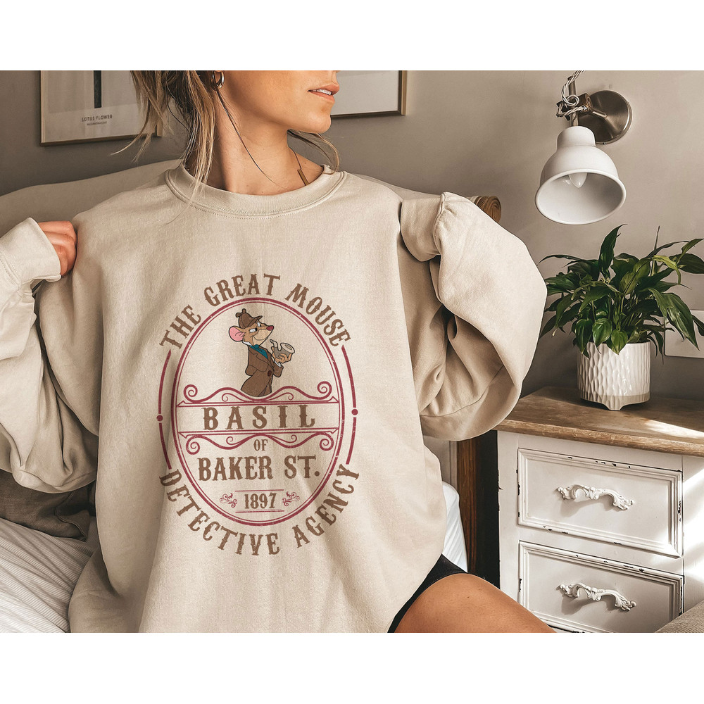 The Great Mouse Detective Basil Of Baker Street 1897 Detective Agency Shirt Walt Disney World Shirt Gift Ideas Men Women.jpg