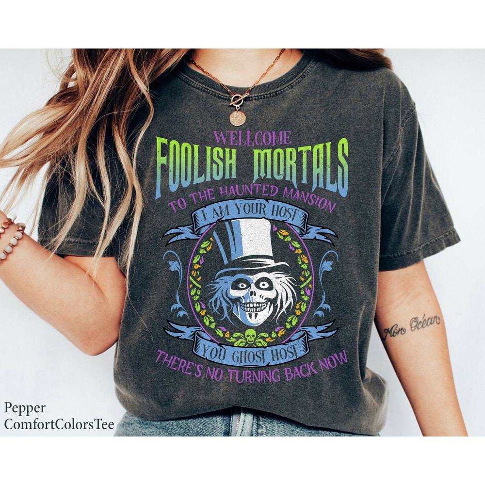 The Haunted Mansion Hatbox Ghost I Am Your Host Shirt Walt Disney World Shirt Gift Ideas Men Women.jpg