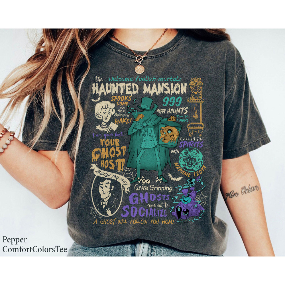 The Haunted Mansion Welcome Foolish Mortal Vintage Shirt Hitchhiking Ghosts Halloween Matching Family Shirt Great Gift Ideas Men Women.jpg