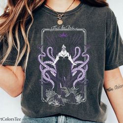 the little mermaid ursula tarot card poster shirt walt disney world shirt gift i,tshirt, shirt gift, sport shirt