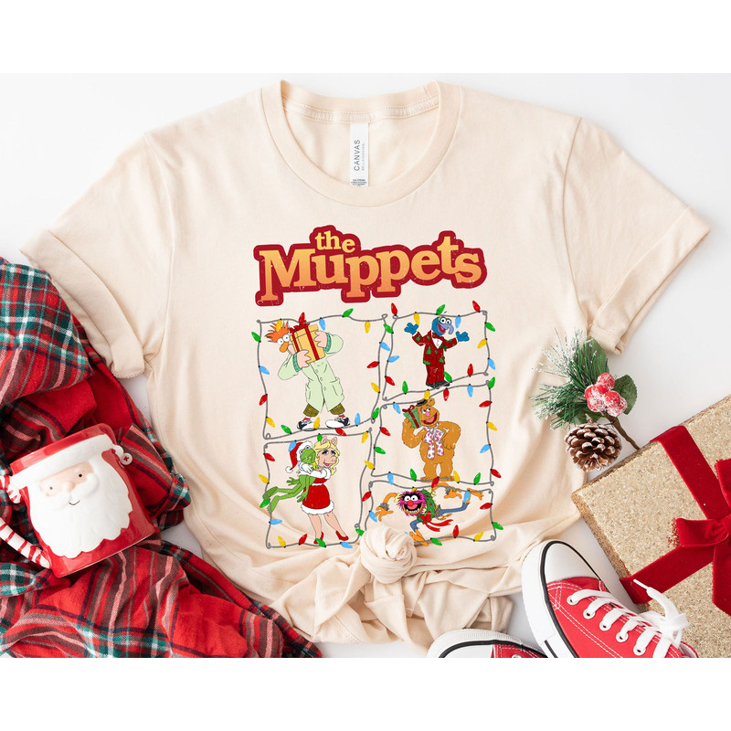 The Muppets Christmas Light Very Merry Xmas Party 2023  Shirt Family Matching Walt Disney World Shirt Gift Ideas Men Women.jpg