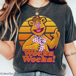 the muppetfozzie bear wocka wocka portrait shirt family matching walt disney wor,tshirt, shirt gift, sport shirt