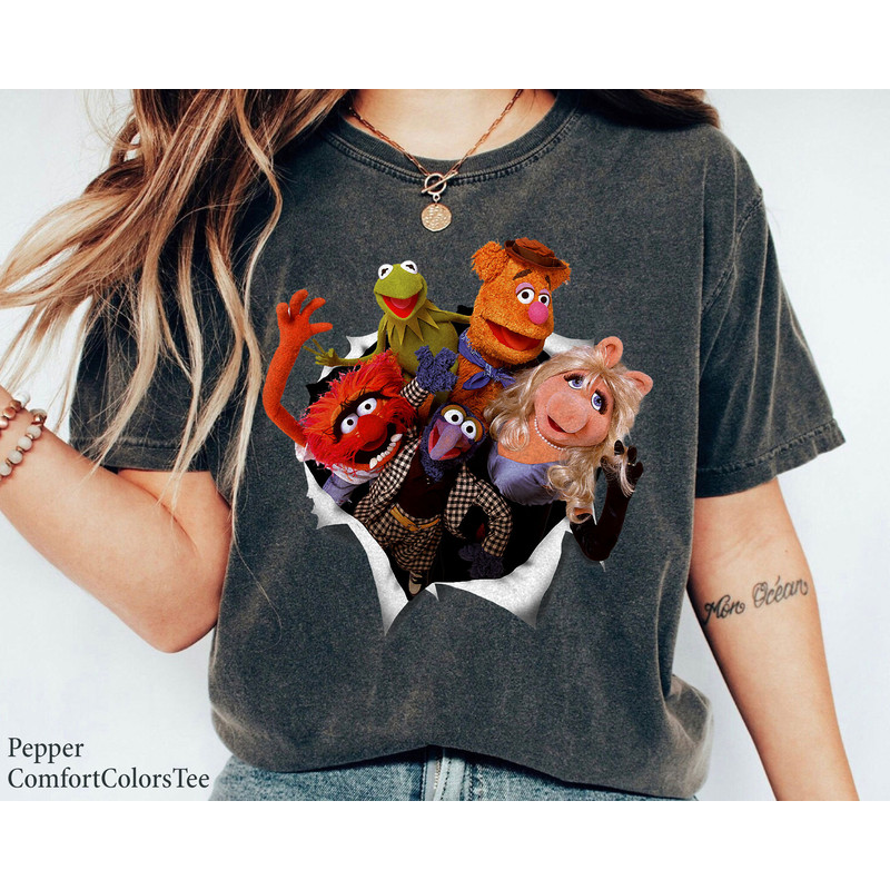 The Muppets Group Shot Breakthrough Shirt Walt Disney World Shirt Gift Ideas Men Women.jpg