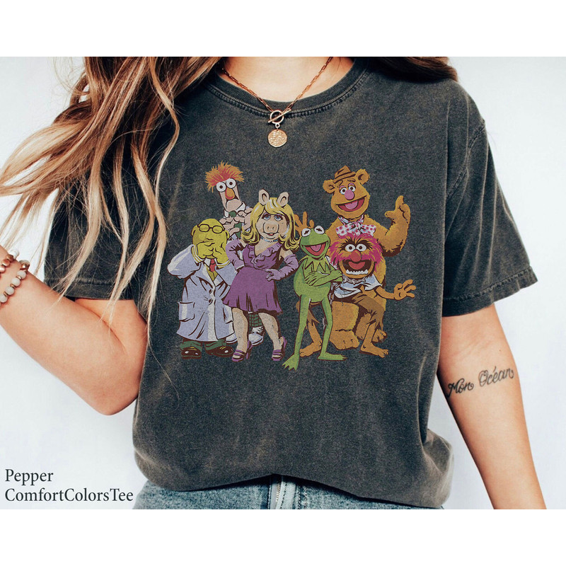 The Muppets Group Shot Illustrated Shirt Family Matching Walt Disney World Shirt Gift Ideas Men Women.jpg